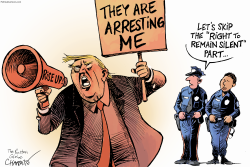 TRUMP TO BE ARRESTED? by Patrick Chappatte