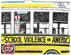 SCHOOL VIOLENCE by John Darkow