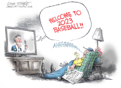 BASEBALL OVER POLITICS by Dick Wright