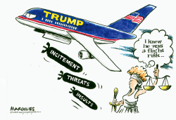 TRUMP FLIGHT RISK by Jimmy Margulies