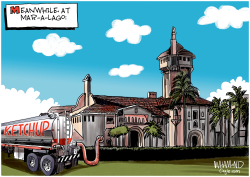 MEANWHILE AT MAR-A-LAGO... by Dave Whamond