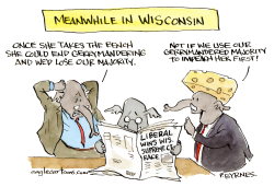 MEANWHILE IN WISCONSIN by Pat Byrnes