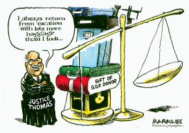 JUSTICE THOMAS LUXURY TRIPS by Jimmy Margulies