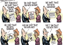 TRUST TEACHERS by Joe Heller