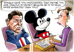 DESANTIS AND DISNEY COUPLES THERAPY by Dave Whamond