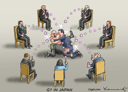 G7 IN JAPAN by Marian Kamensky