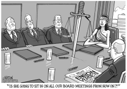 LADY JUSTICE JOINS CORPORATE BOARD by R.J. Matson