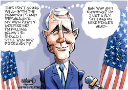 PENCE FOR PRESIDENT? by Dave Whamond