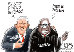CORRUPT COURT  by Pat Bagley