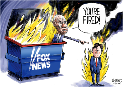 TUCKER CARLSON FIRED FROM FOX NEWS by Dave Whamond