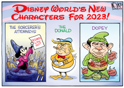 DISNEY WORLD'S NEW CHARACTERS by Christopher Weyant