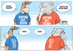 PARTIES WANT ANYBODY BUT BIDEN AND TRUMP by R.J. Matson