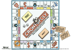 LOCAL MO-CRONYOPOLY LICENSE FEE OFFICE GAME- by R.J. Matson