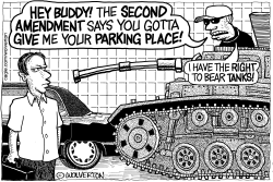 THE RIGHT TO BEAR TANKS by Monte Wolverton