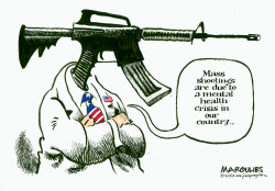 MASS SHOOTINGS AND MENTAL HEALTH by Jimmy Margulies