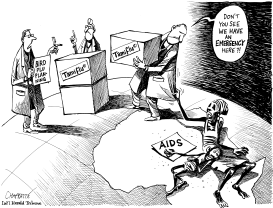 25 YEARS OF AIDS by Patrick Chappatte