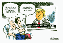 TRUMP GUILTY OF SEX ABUSE by Jimmy Margulies