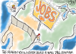 VAULT THE WALL by Pat Bagley