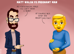 MATT WALSH VS PREGNANT MAN by NEMØ