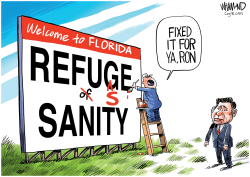 FLORIDA: REFUGE OF SANITY by Dave Whamond