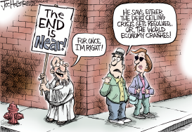 DEBT CEILING by Joe Heller