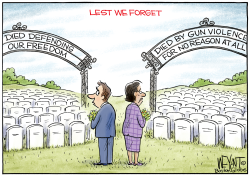 LEST WE FORGET by Christopher Weyant