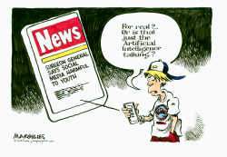 SURGEON GENERAL WARNS SOCIAL MEDIA HARMS YOUTH by Jimmy Margulies