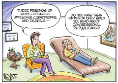 CONGRESSIONAL DEPRESSION by Christopher Weyant