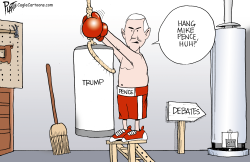 PENCE PREPARES FOR A FIGHT by Bruce Plante