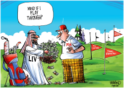 PGA TOUR MERGES WITH SAUDI-BACKED LIV by Dave Whamond