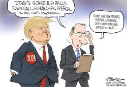CAMPAIGN SCHEDULE  by Jeff Koterba
