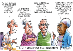 THE GREATEST GENERATION by Dave Whamond