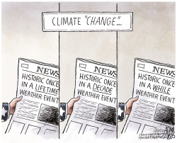 EXTREME WEATHER EVENTS by Adam Zyglis