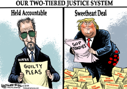 TWO-TIERED JUSTICE by Kevin Siers