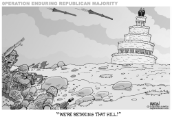 OPERATION ENDURING REPUBLICAN MAJORITY-GRAYSCALE by RJ Matson