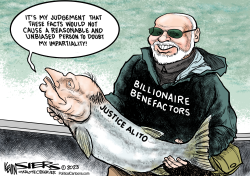 ALITO'S FISHY FISHING TRIP by Kevin Siers