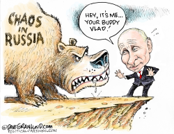 PUTIN AND RUSSIA CHAOS by Dave Granlund