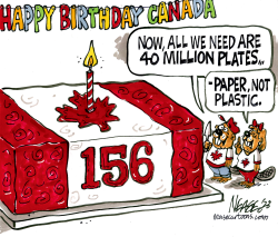 CANADA AT 156 by Steve Nease