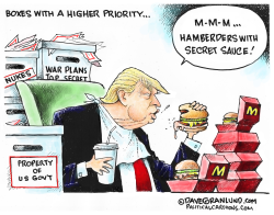 TRUMP AND BOXES by Dave Granlund