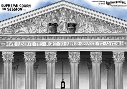 UNEQUAL JUSTICE BEFORE THE LAW by Kevin Siers