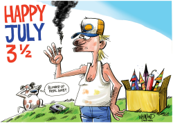 4TH OF JULY OR ALMOST by Dave Whamond