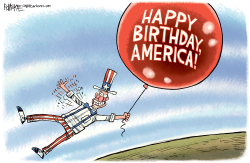 JULY FOURTH by Rick McKee