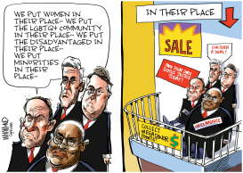 SCOTUS IN THEIR PLACE by Dave Whamond