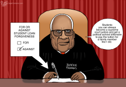 SUPREME COURT JUSTICE CLARENCE THOMAS by Bruce Plante