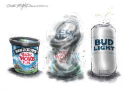 BEN AND JERRY'S BECOMING BUD LIGHT by Dick Wright