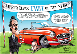 TWIT OF THE YEAR by Dave Whamond