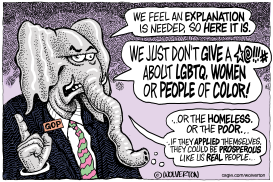 GOP CARES by Monte Wolverton