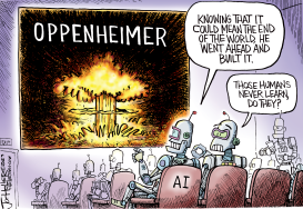OPPENHEIMER AND AI by Joe Heller