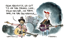 AND ON THE DOG WHISTLE... by Pat Byrnes