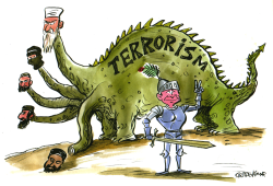 FIGHTING TERRORISM -  by Christo Komarnitski